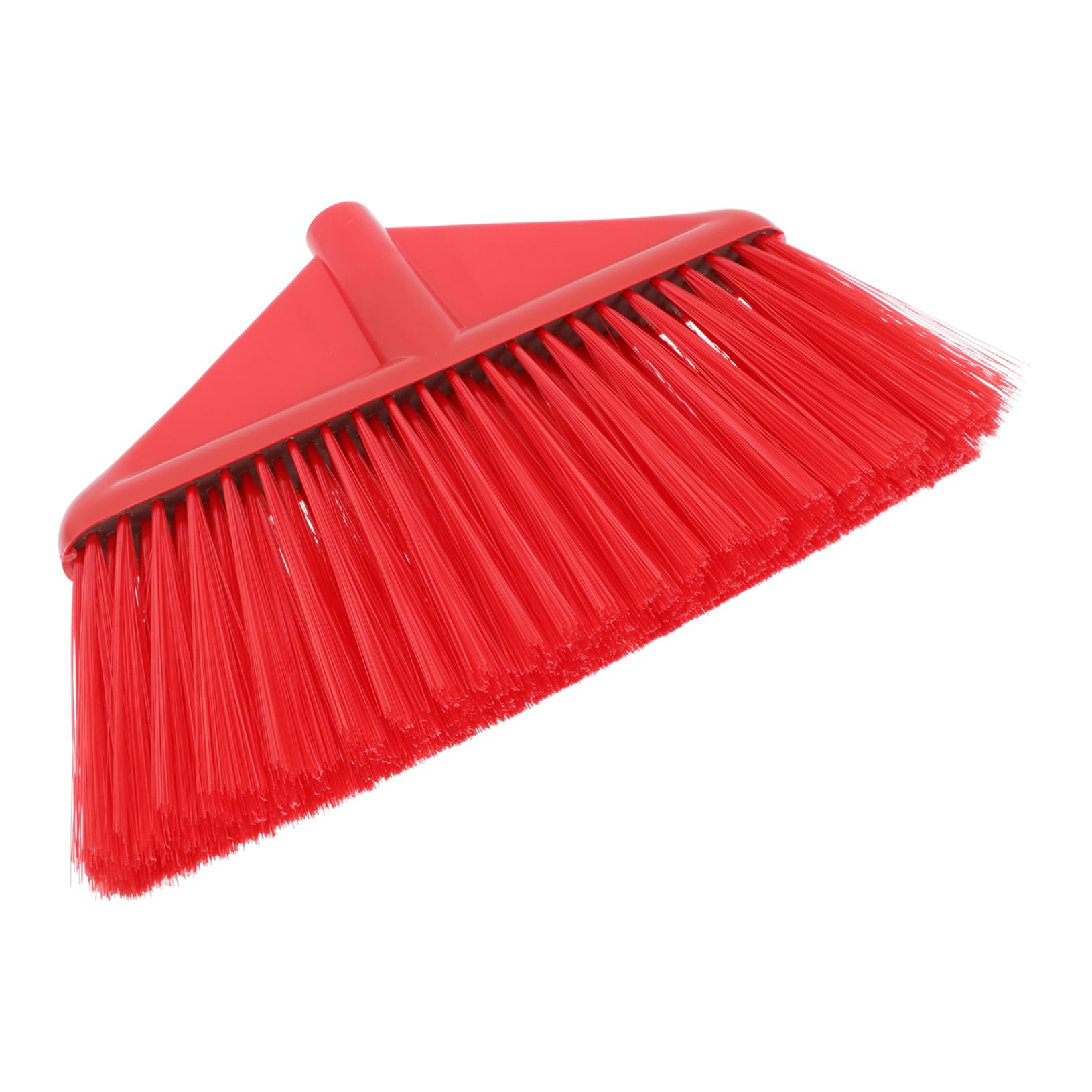 Gogogmee Broom Head Tub Cleaning Brush Kitchen Accessory Multi Functional Cleaning Brush Indoor Broom Soft Bristle Broom Household Broom Part Flat Floor Sweeper Kitchen Supply Red Plastic