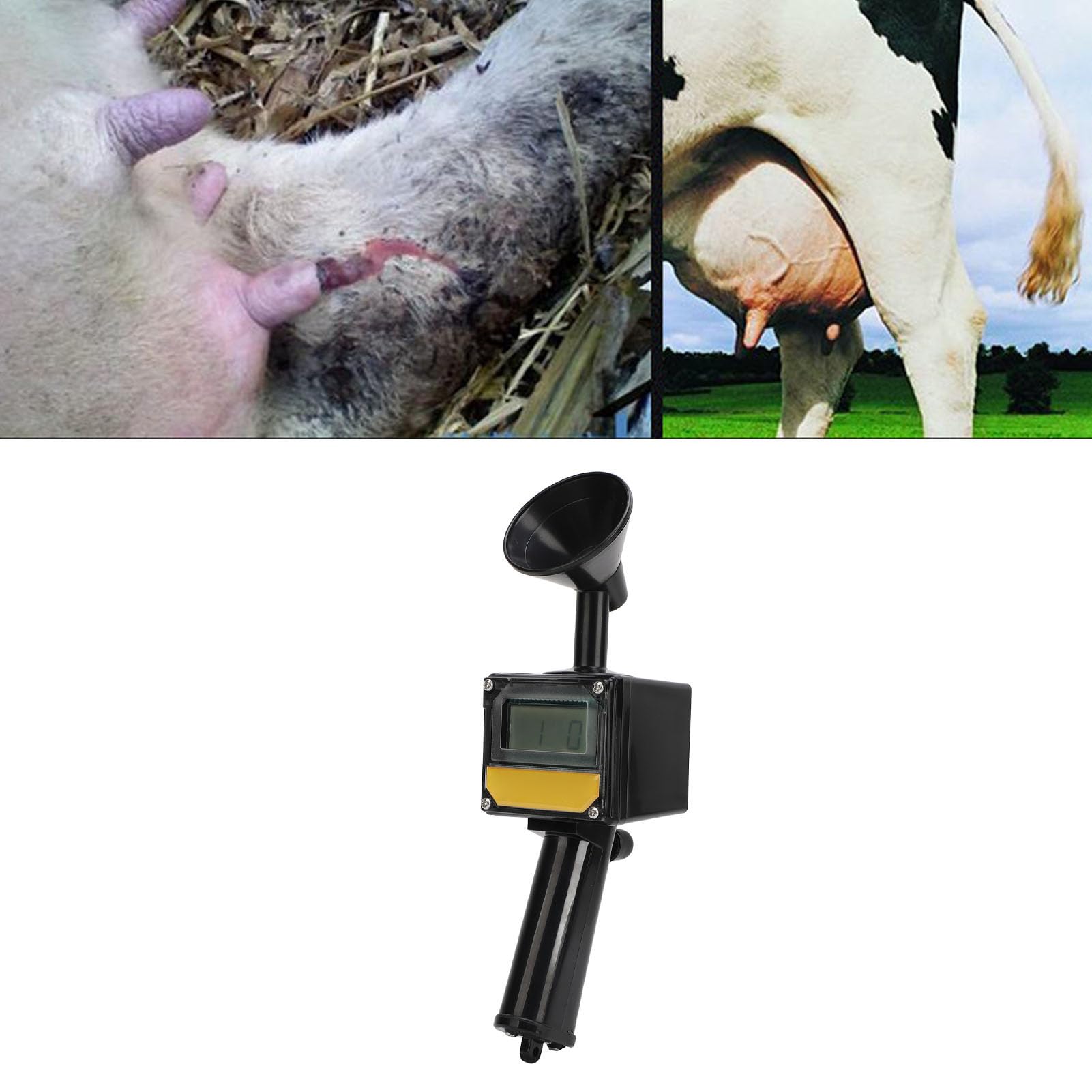 Advanced Cow Mastitis Tester, Fast Detection of Recessive Mammary Gland, Simple Operate with Clear Display for Farmers