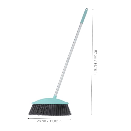 NOLITOY Long Handle Broom for Floor Cleaning Outdoor Broom with Large Angle for Efficient Sweeping Cleaning Tool for Indoor and Outdoor Use