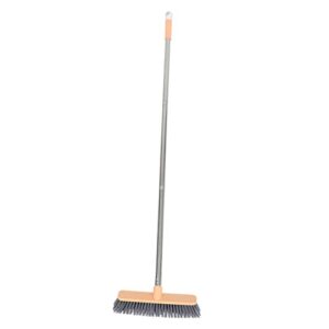 1pc brush flooring scrubber brush bathroom brush soft dusting brush cleaner grout broom with long bristle home broom durable brush abs homocono