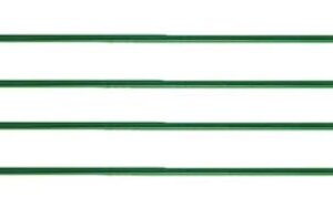 72" High Commercial Green Epoxy Wire Shelving Posts, Pack of 4 Green Epoxy Posts for Wire Shelving Units, 6 Foot High Shelving Posts