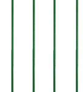 72" High Commercial Green Epoxy Wire Shelving Posts, Pack of 4 Green Epoxy Posts for Wire Shelving Units, 6 Foot High Shelving Posts