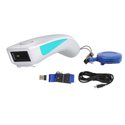 Handheld Barcode Scanner, 1D 2D Code Reader Wide Compatibility for Pharmacy Bookstore