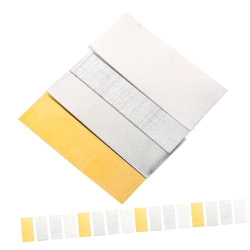 ULTECHNOVO 2sets Fruit Battery Science Battery Anode for Zinc Plating Electrode Strip for Electroplating Anode for Zinc Electroplating Electrode Materials Zinc Anode Electrode Strips 16pcs*2