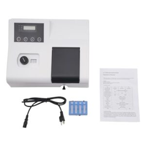 110V Digital Lab Spectrophotometer 721 Visible Spectrophotometer w/LCD Display 350-1020nm Tungsten Lamp Lab Analytical Equipment