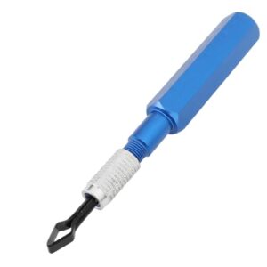 Lybunair Efficient Aluminum Alloy Floor Welding Tool with Ergonomic Handles Multipurpose PVC Plastic Trimming Skiving Knife