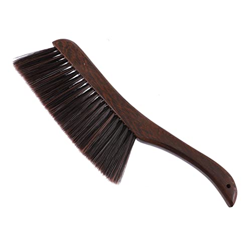 COOLHIYA 1pc Sweeping Brush Woodworking Brush Carpet Cleaner Brush Craft Broom Toy Clothes Brush Mini Duster Mini Sweep Cleaner Mini Whisk Sweeping Soft Bristle Broom Imitation Mane Coffee