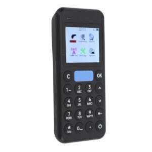 Barcode Reader, User Friendly 2.4 Inch Screen 433 Transfer 1500mAh Battery Portable Handheld QR Barcode Reader USB Data Cable for Shop