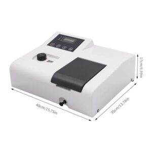 110V Digital Lab Spectrophotometer 721 Visible Spectrophotometer w/LCD Display 350-1020nm Tungsten Lamp Lab Analytical Equipment