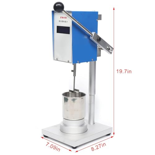 LZDOYY Rotary Viscometer Viscosity Tester Digital Viscometer Paint Viscosity Meter Tester KU CP G Temp Display Viscosity Meter Tester LCD Digital Display Rotating Viscometer