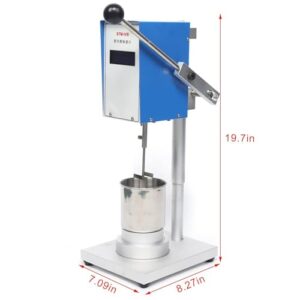 LZDOYY Digital Rotary Viscometer 10W Lab Rotational Viscosity Meter Fluidimeter Tester Meter KU/CP/G Value Display for Laboratory Paints Coating