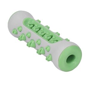 yosoo teething stick dog toy dental chew cleaning brush for pet dogs interactive play teeth cleaner (gray green)