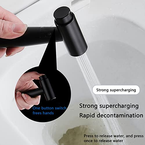 Handheld Sprayer Set Handheld Bidet Sprayer for Toilet Toilet Bidet Sprayer Lightweight Diaper Sprayer Set Easy to Install Handheld Bidet Attachment for Toilet for Shower Toilet