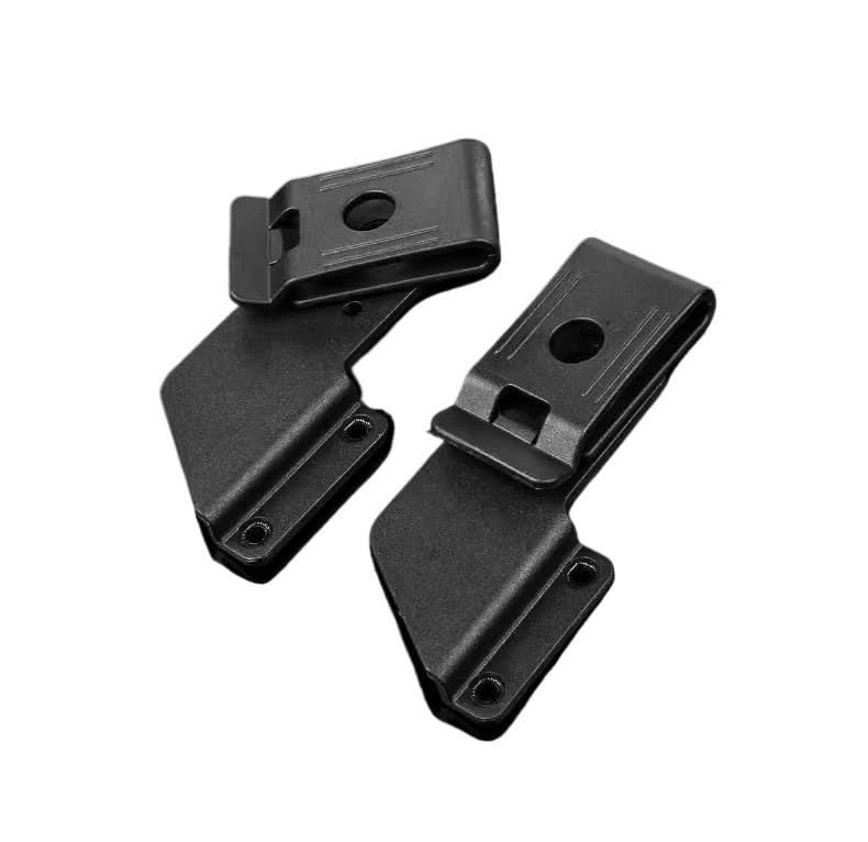 4 Set 360° Rotatable Deep Carry Pocket Clip Fits for Kydex Sheath Knife Case, Universal Back Clip DIY Replacement