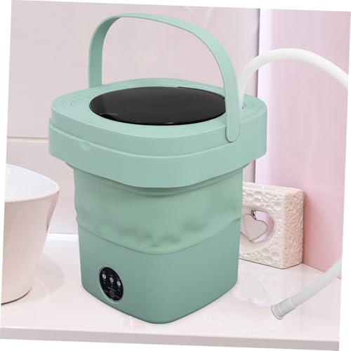 LIFKICH Folding Washing Machine Mini Washer Portable Clothes Washer Small Laundry Machine Washing Machine Foldable Washing Machine Mini Portable Bucket Washing Machine Plastic Green