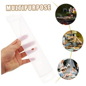 AUTSUPPL 6pcs Knife Case Kitchen Blade Sleeves Chef Knife Cutter Cover Clear Cutter Protective Sleeves Sleeve Protectors Scissors Kitchen Knife Suitcase Protector Pp