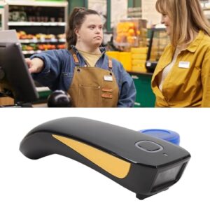 Small Barcode Scanner, 1D 2D QR Barcode Scanner Offline Storage for Pharmacy