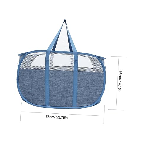 GREENADSCAPE Folding Laundry Hamper Laundry Baskets Dirty Cloth Basket Folding Laundry Basket Clothes Basket Holder Mesh Laundry Basket Laundry Hampers Clothes Holder Cationic Cloth