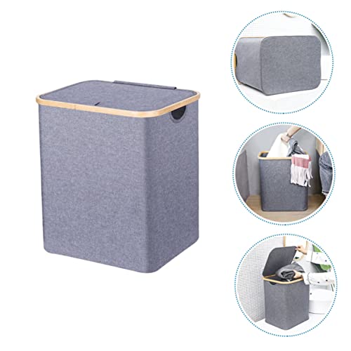 HOMOCONO Laundry Basket Folding Square Baskets for Basket Storage Holder Storage Bins for Toys Sundries Storage Holder Dirty Clothes Basket Dirt Clothes Container Clothes Organizer