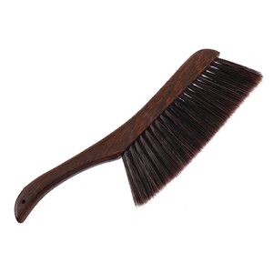 tobbomey 1pc sweeping brush floor broom soft bristle broom cleaning household brooms mini sweep cleaner bed brush mini whisk sweeping small broom dust cleaner for home coffee imitation mane