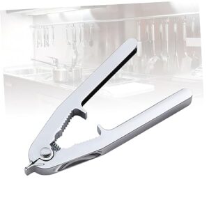 VOSAREA Clam Opening Tool Meat Grinder Clam Opening Pliers Clam Opener Clam Opening Clip Clam Pliers Silver