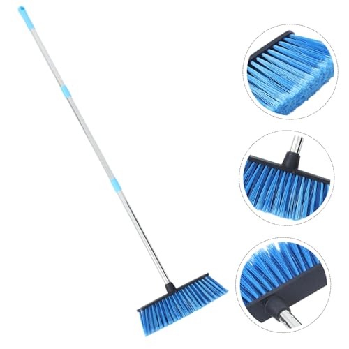 SOESFOUFU Long-Handled Broom Tool Home Cleaning Device Household Broom Home Cleaning Broom Bathroom Cleaning Device Room Cleaning Broom Office Garbage Cleaner Stable Broom ，pp，pet