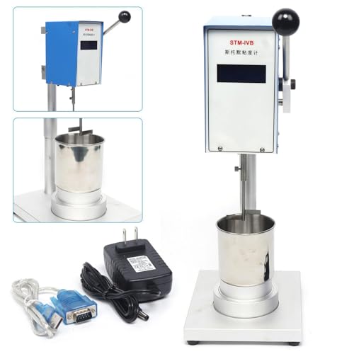 LZDOYY Rotational Viscosity Meter Paint Viscometer Viscosity Meter Tester STM-IVB Digital Display for Coating Paint Ink Latex Paint