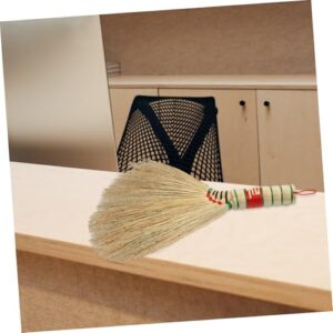 Hemoton Small Broom Desktop Tabletop Cleaning Broom Household Dust Brush Tabletop Dust Broom Desktop Cleaning Broom Manual Sweeping Broom