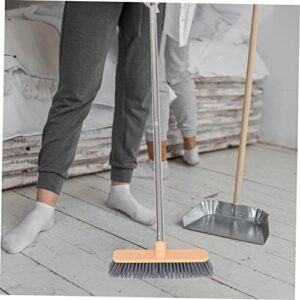 1pc Brush Flooring Scrubber Brush Bathroom Brush Soft Dusting Brush Cleaner Grout Broom with Long Bristle Home Broom Durable Brush Abs HOMOCONO