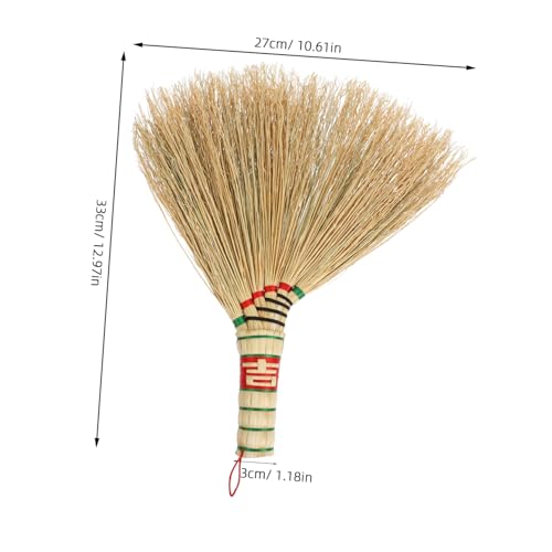 Hemoton Small Broom Desktop Tabletop Cleaning Broom Household Dust Brush Tabletop Dust Broom Desktop Cleaning Broom Manual Sweeping Broom