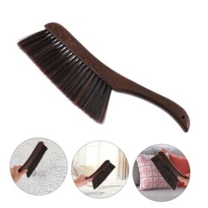 TOBBOMEY 1pc Sweeping Brush Floor Broom Soft Bristle Broom Cleaning Household Brooms Mini Sweep Cleaner Bed Brush Mini Whisk Sweeping Small Broom Dust Cleaner for Home Coffee Imitation Mane