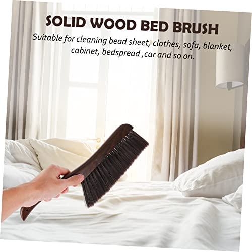 TOBBOMEY 1pc Sweeping Brush Floor Broom Soft Bristle Broom Cleaning Household Brooms Mini Sweep Cleaner Bed Brush Mini Whisk Sweeping Small Broom Dust Cleaner for Home Coffee Imitation Mane