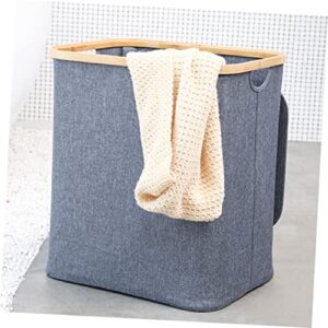 HOMOCONO Laundry Basket Folding Square Baskets for Basket Storage Holder Storage Bins for Toys Sundries Storage Holder Dirty Clothes Basket Dirt Clothes Container Clothes Organizer