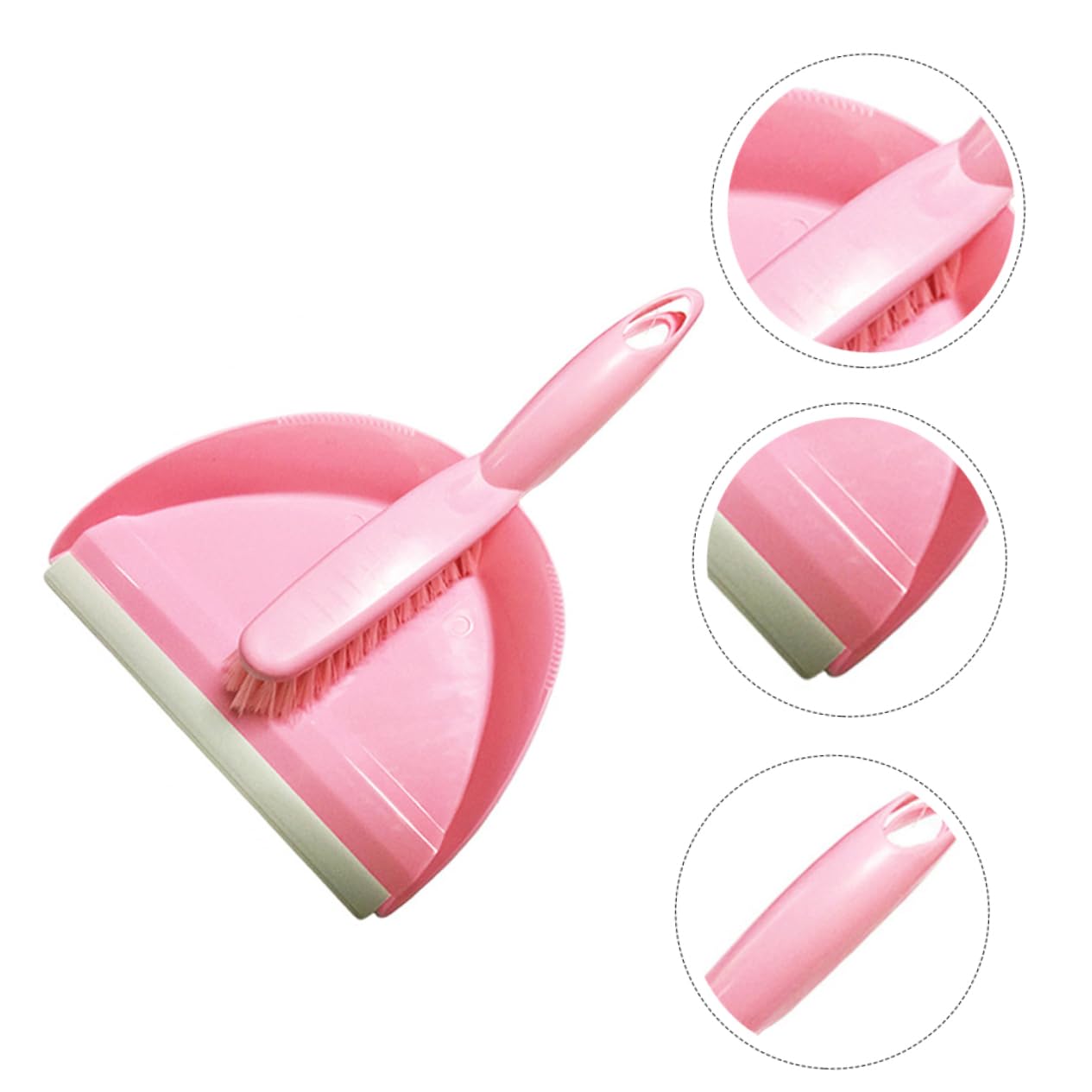 KOMBIUDA 2pcs Mini Broom Dustpan Set Keyboard Cleaning Tool Small Clean Broom Brush Tiny Broom Dustpan Mini Dust Broom Mini Desk Broom Desktop Broom Small Broom Brush Mini Brush Plastic