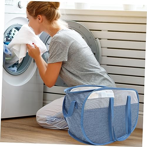 GREENADSCAPE Folding Laundry Hamper Laundry Baskets Dirty Cloth Basket Folding Laundry Basket Clothes Basket Holder Mesh Laundry Basket Laundry Hampers Clothes Holder Cationic Cloth