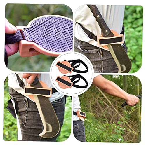 PRETYZOOM 2pcs Hatchet Scabbard Outdoors Work Supplies Cutter Storage Rack Protector Knives Axe Hatchet Adjustable Hatchet Cover Camping Accessories Garden Tool Organizer Abs Nylon