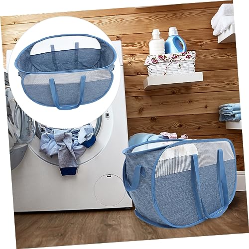 GREENADSCAPE Folding Laundry Hamper Laundry Baskets Dirty Cloth Basket Folding Laundry Basket Clothes Basket Holder Mesh Laundry Basket Laundry Hampers Clothes Holder Cationic Cloth