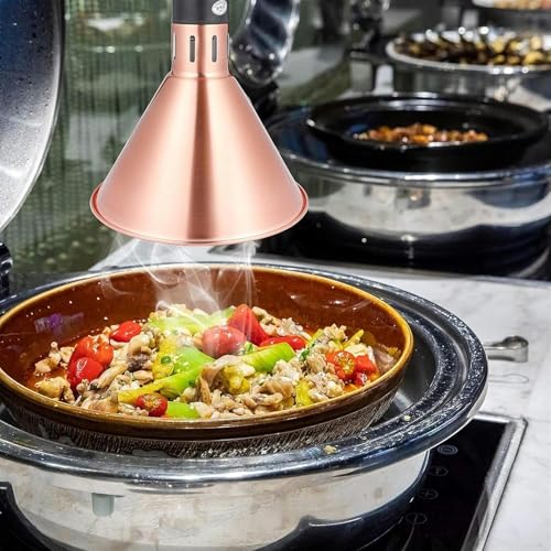 Food Warmer Lamp Food Heat Lamp, Restaurant Retractable Heat Lamp for Restaurants Heating Lamp for Food Warming Buffet Food Warmer,