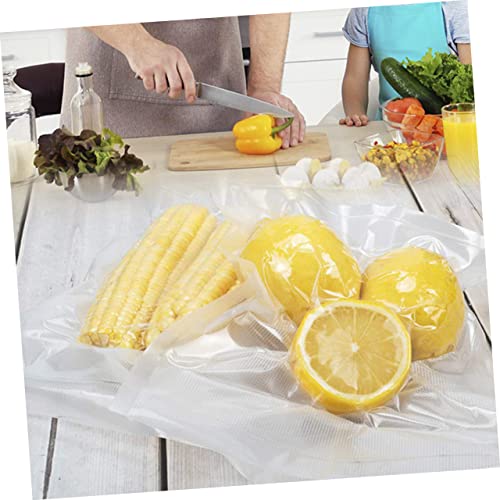 VOSAREA 3 Rolls Vacuum Storage Bag Vacuum Bags Refrigerator Bags Reusable Sandwich Bag Vacuum Seal Storage Bags Fruit Fresh Bags Vaccum Seal Storage Bags Fridge Bags Bye Transparent