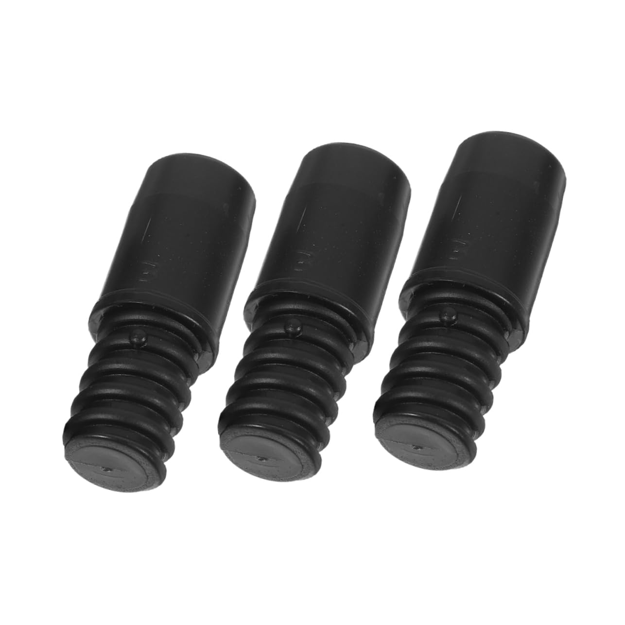 Cabilock 3sets Mop Head Connector Tips for Handle Push Broom Handle Broom Repairing Tip Tips for Telescopic Pole Tip for Telescopic Pole Tip for Extension Pole Black Plastic 3pcs*3