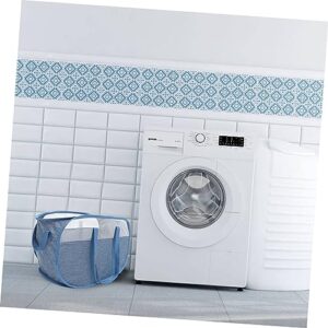 GREENADSCAPE Folding Laundry Hamper Laundry Baskets Dirty Cloth Basket Folding Laundry Basket Clothes Basket Holder Mesh Laundry Basket Laundry Hampers Clothes Holder Cationic Cloth