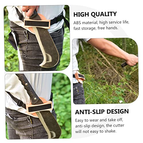 PRETYZOOM 2pcs Hatchet Scabbard Outdoors Work Supplies Cutter Storage Rack Protector Knives Axe Hatchet Adjustable Hatchet Cover Camping Accessories Garden Tool Organizer Abs Nylon