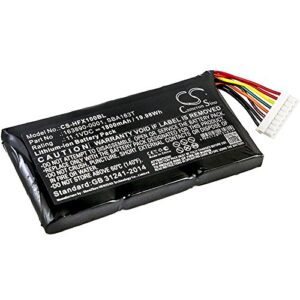 cs replacement battery for honeywell marathon fx1, marathon lxe 163890-0001, 163890-0001b, sba163t 1800mah / 19.98wh barcode scanner