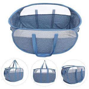 GREENADSCAPE Folding Laundry Hamper Laundry Baskets Dirty Cloth Basket Folding Laundry Basket Clothes Basket Holder Mesh Laundry Basket Laundry Hampers Clothes Holder Cationic Cloth