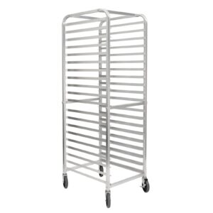 yshustgy bun pan rack, 20-tier commercial bakery racks, mobile trolley storage cooling rack,strong bearing capacity, with lockable casters,thickened supporting strip for home or commercial kitchens