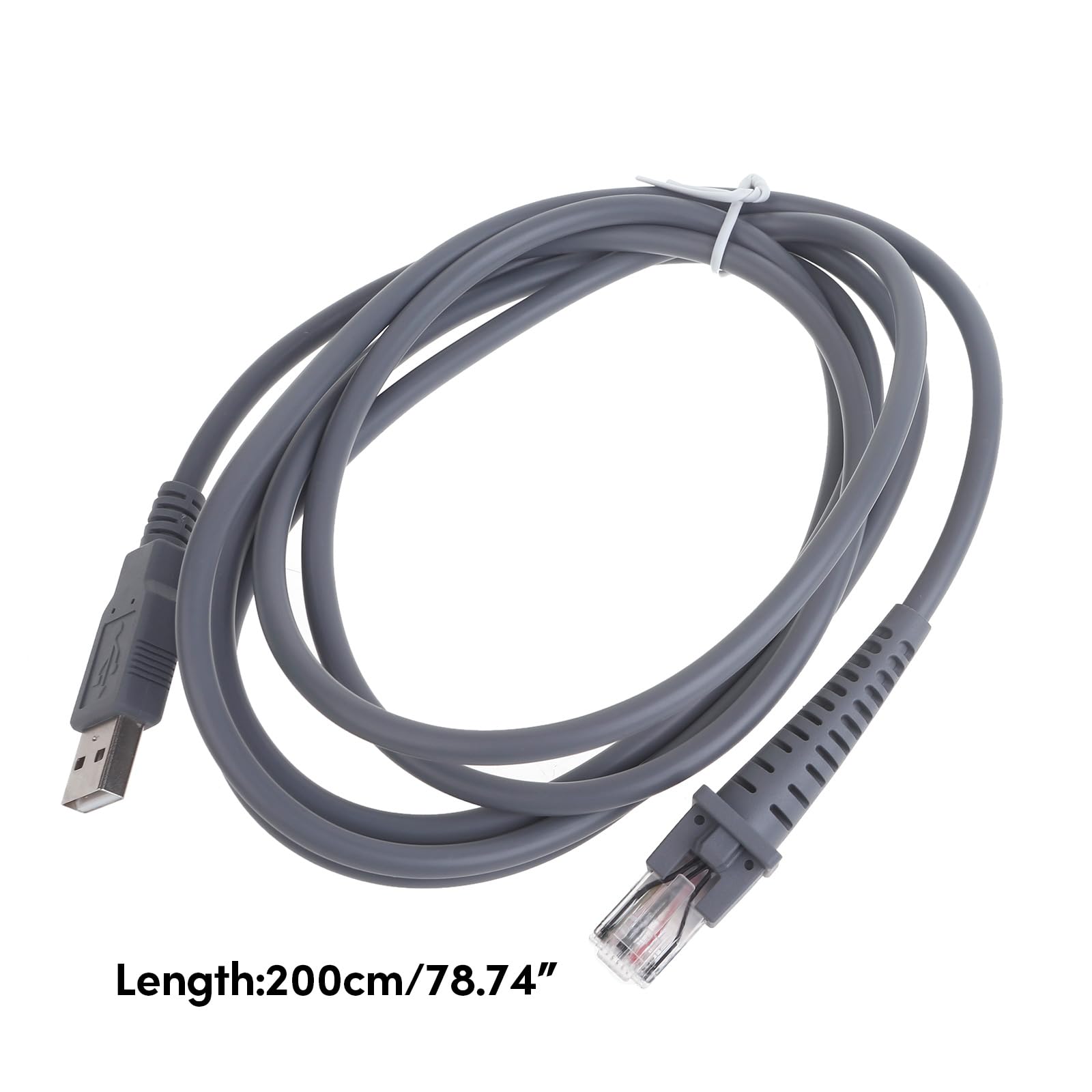 PLCPDM 2m/7FT High Speed USB Cable Scanner Cable USB Data Cable Fitting for GD4130 QD2100 GBT4100 Scanners