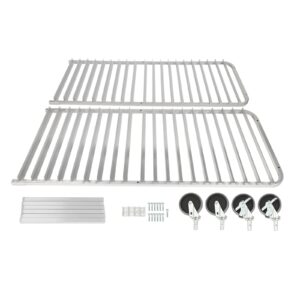 YSHUSTGY Bun Pan Rack, 20-Tier Commercial Bakery Racks, Mobile Trolley Storage Cooling Rack,Strong bearing capacity, with Lockable Casters,Thickened Supporting Strip for Home Or Commercial Kitchens