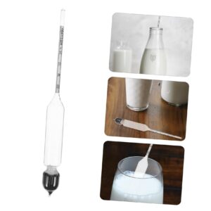 CIYODO 3pcs Density Meter Hydrometer Kitchen Supply Lactate Meter Milk Meter Measure Tool Kitchen Supplies Milk Tester for Lactate Kitchen Kit Milk Measuring Milk Density Kit Glass