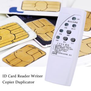 ID Card Copier, Handheld Card Reader Writer Duplicator, Automatic Frequency Detection, LED Indicator Light, Antennas, Voice Broadcast, EM4305 5200 8800 T5577 ZX, F08 UID Support