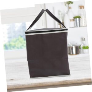 ULTECHNOVO Crock Insulated Bag Pizza Insulated Bag Transport Bag Insulated Grocery Tote Bag Pizza Carrier Bag Insulated Grocery Bags Picnic Cool Bag Freezer Bags for Groceries Cloth Coffee